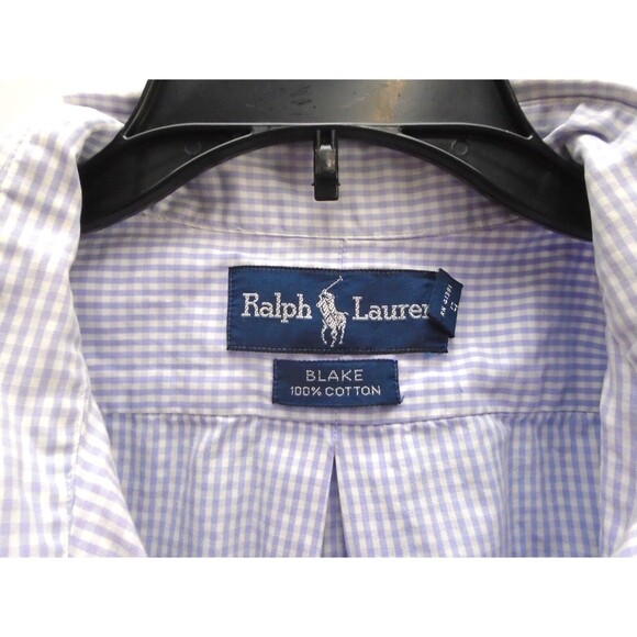 Ralph Lauren Mens Blake Shirt Sz Large 100% Cotton Button Down - Picture 3 of 8